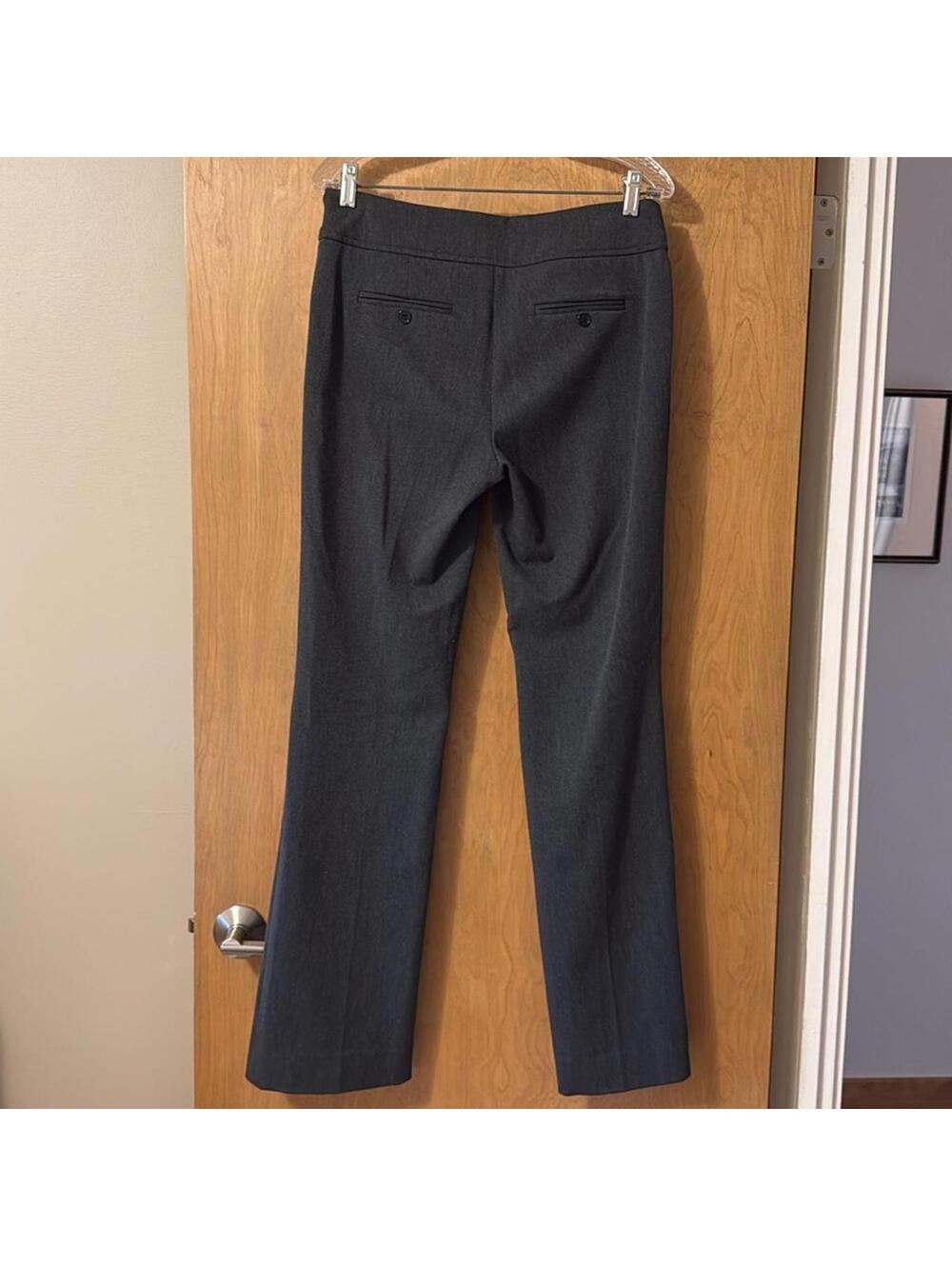 Le Chateau Charcoal Gray Dress Pants Women's Size 7/8 Made in Canada - Picture 2 of 8